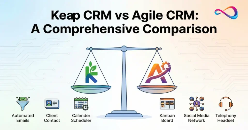 Keap CRM vs Agile CRM: Which Is Better for Small Businesses in 2026?
