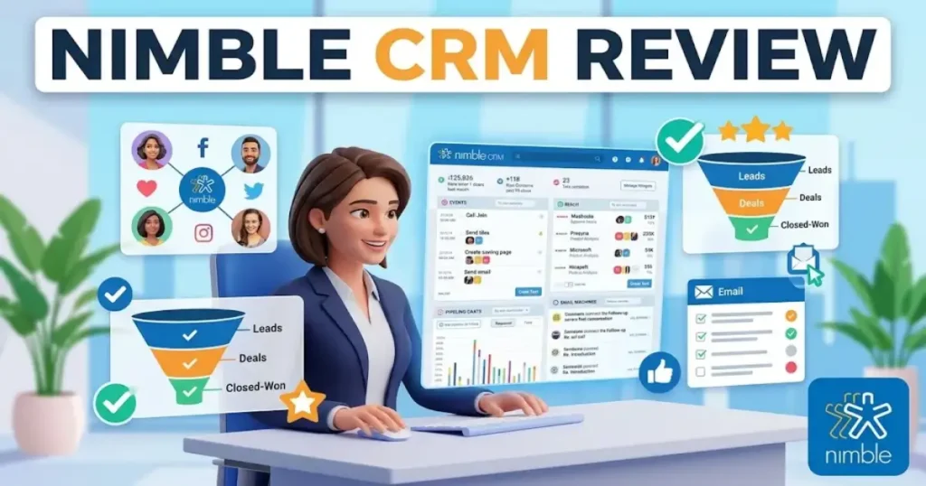 Nimble CRM Review 2026: Features, Pricing, Pros & Cons (Expert Analysis)