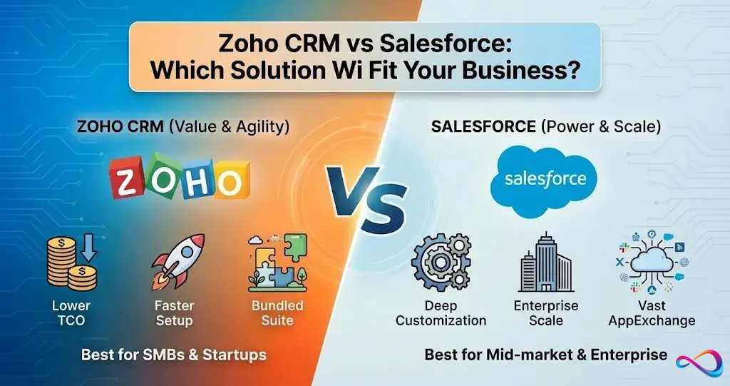 Zoho CRM vs Salesforce: Which Solution Will Fit Your Business in 2026?