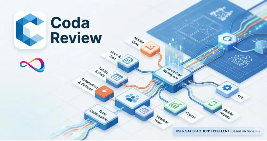 Coda Review 2026: Features, Pricing, Pros & Cons & Best Alternatives