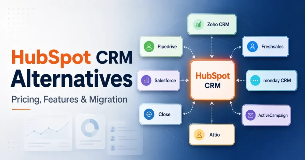 HubSpot CRM alternatives compared by pricing, features, and migration