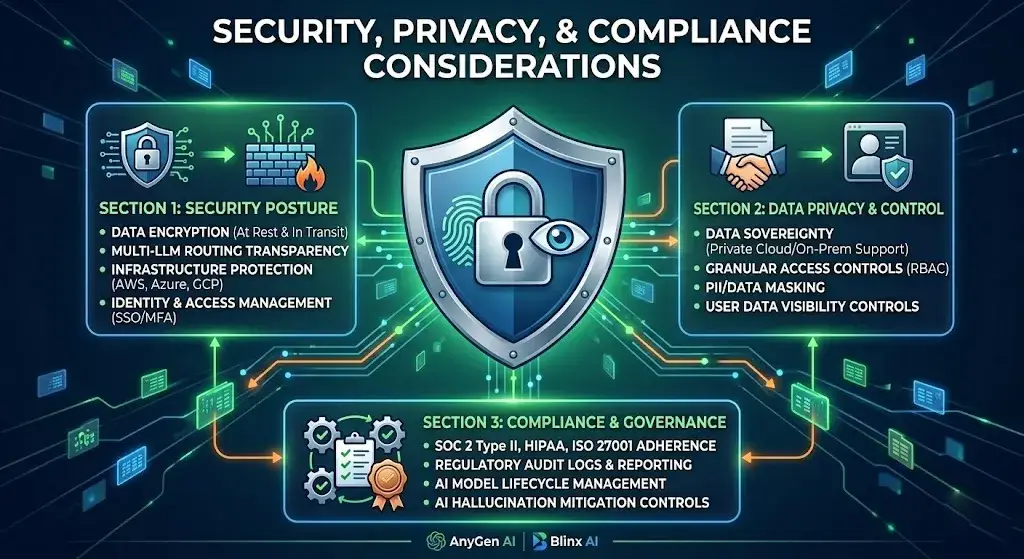 Security, Privacy, and Compliance Considerations