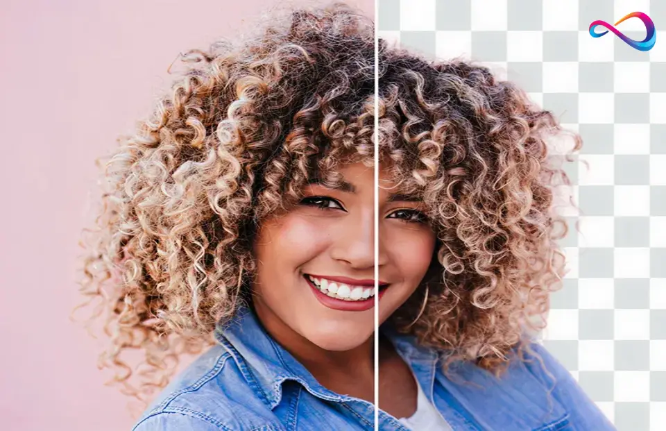 Hair Background Removal (Portrait with Flyaway Hair)