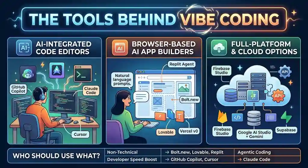 The Tools Behind Vibe Coding