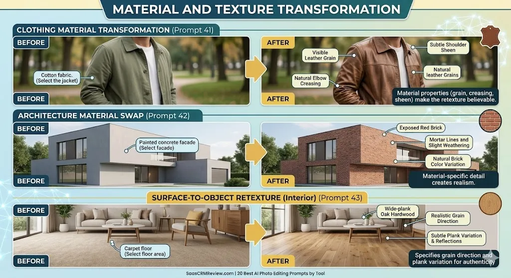 Material and Texture Transformation