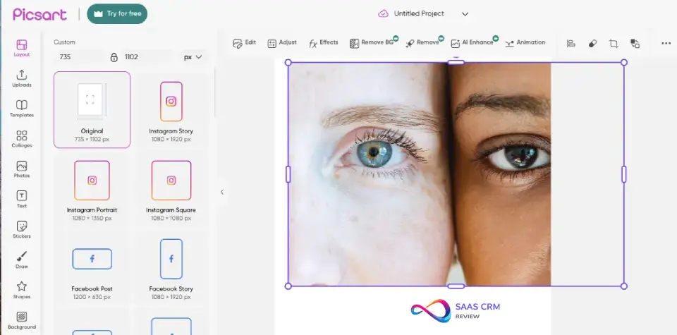 Picsart — Best for Social & Mobile Creators