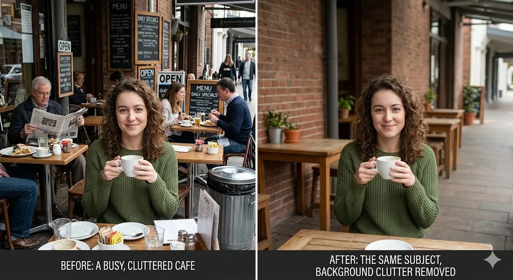 Prompt 31: Remove Background Clutter (Keep Subject Intact)