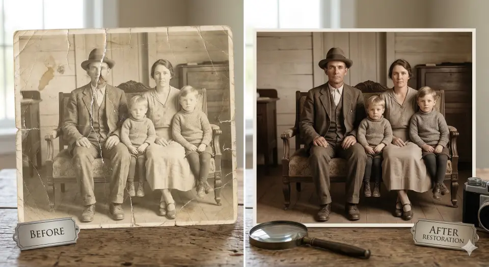 Prompt 33: Old Photo Restoration