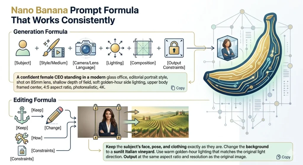 Nano Banana Prompt Formula That Works Consistently