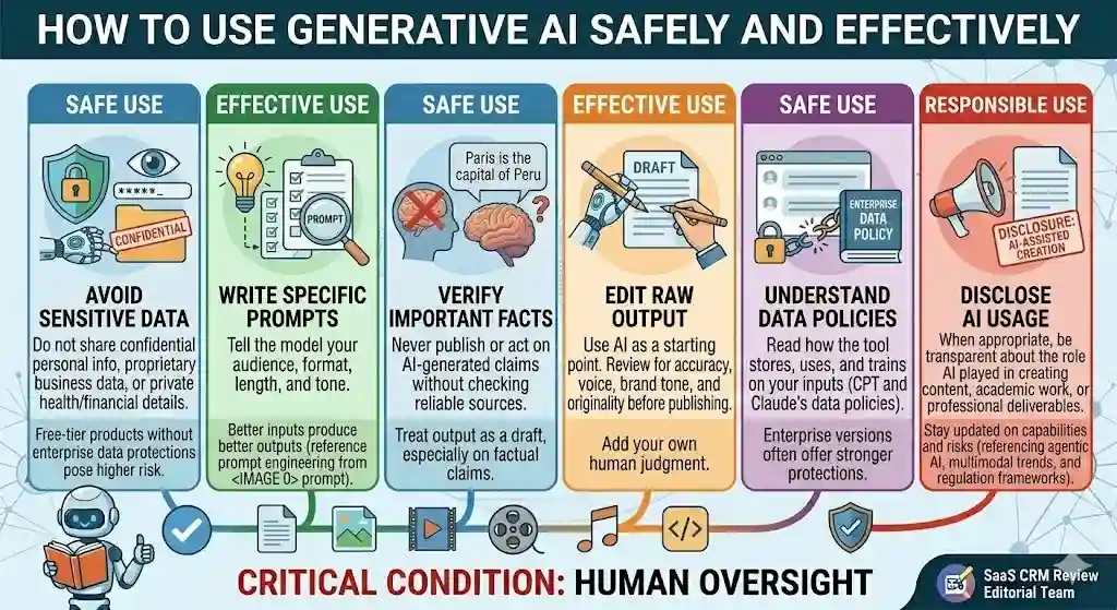 How to Use Generative AI Safely and Effectively