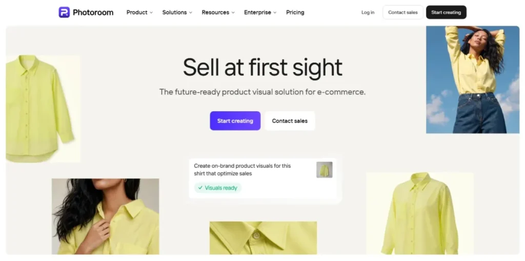 Photoroom in the best free AI photo editor comparison for ecommerce product images