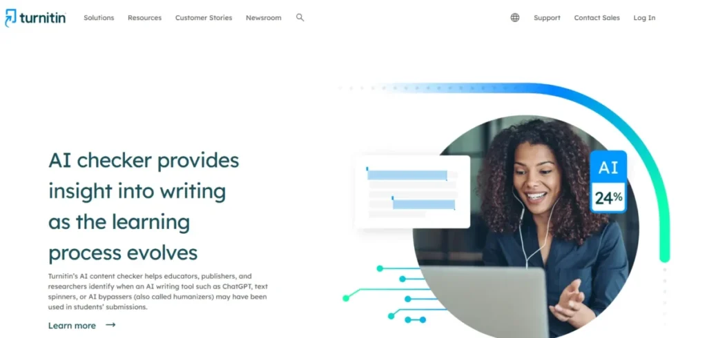 Turnitin AI checker in our best AI detector comparison for 2026