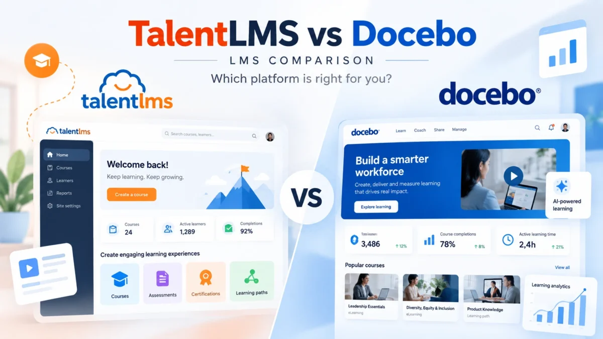 TalentLMS vs Docebo: Which LMS Fits Your Team Size and Audiences?