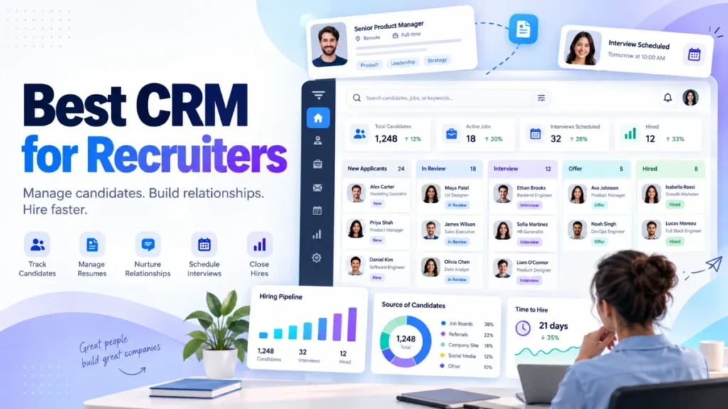 10 Best CRM for Recruiters in 2026: Which Plan Your Team Needs