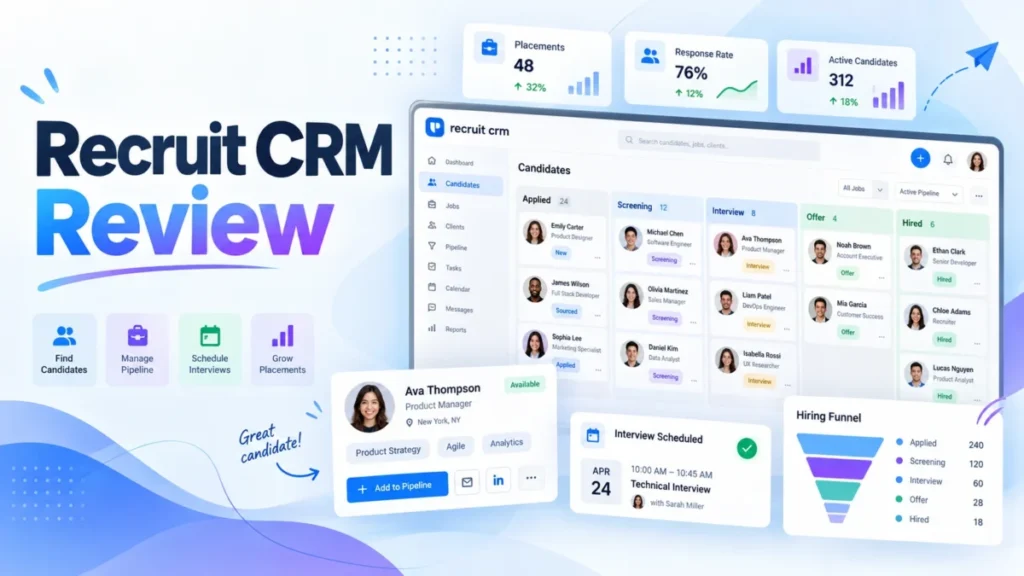 Recruit CRM Review 2026: Which Plan a US Recruiting Agency Needs, and Who Should Skip It