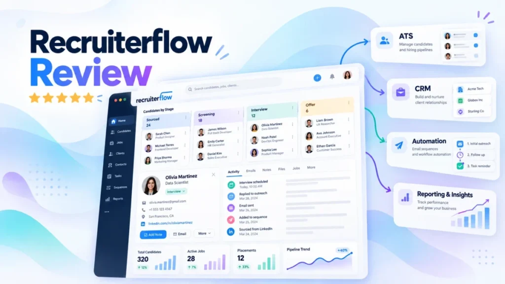 Recruiterflow Review 2026: Is It Worth It for a Recruiting Agency?