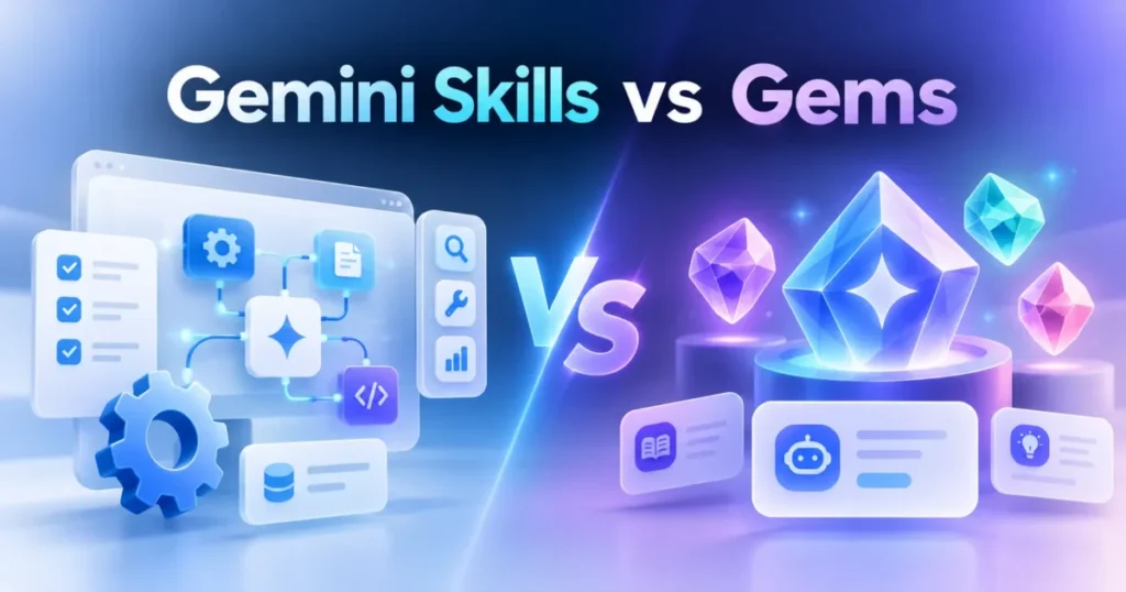 Gemini Skills vs Gems: how Gems move to Skills