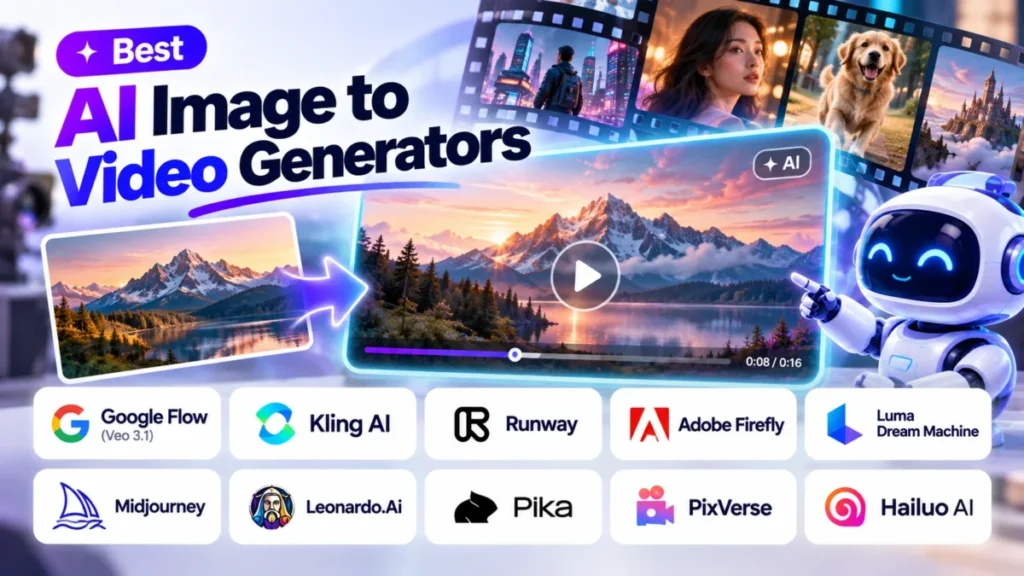 10 Best AI Image to Video Generators in 2026, Matched to the Job
