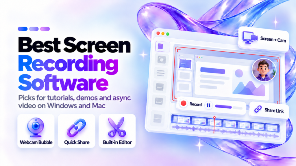 12 Best Screen Recording Software for 2026: Picks by OS, Price and Workflow