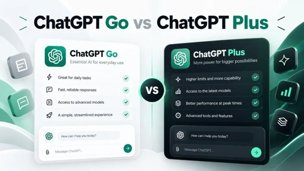 ChatGPT Go vs ChatGPT Plus: Which Paid Tier Should You Choose?