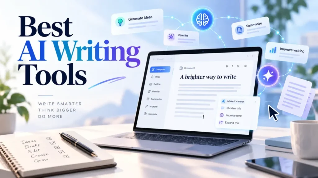 Best AI Writing Tools in 2026: 10 Picks Matched to the Writing Job