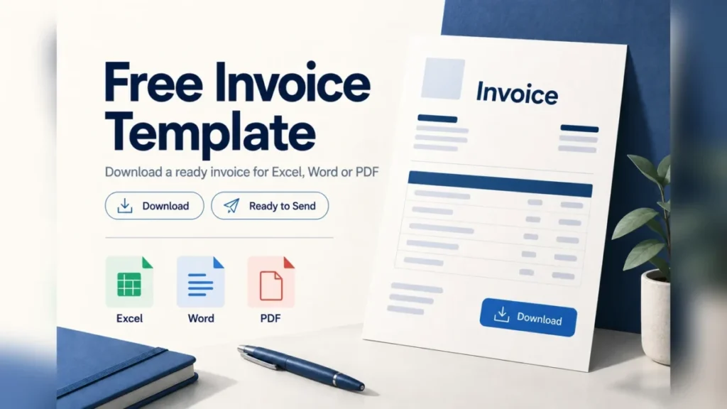 Free Invoice Template: Excel, Word and Printable PDF