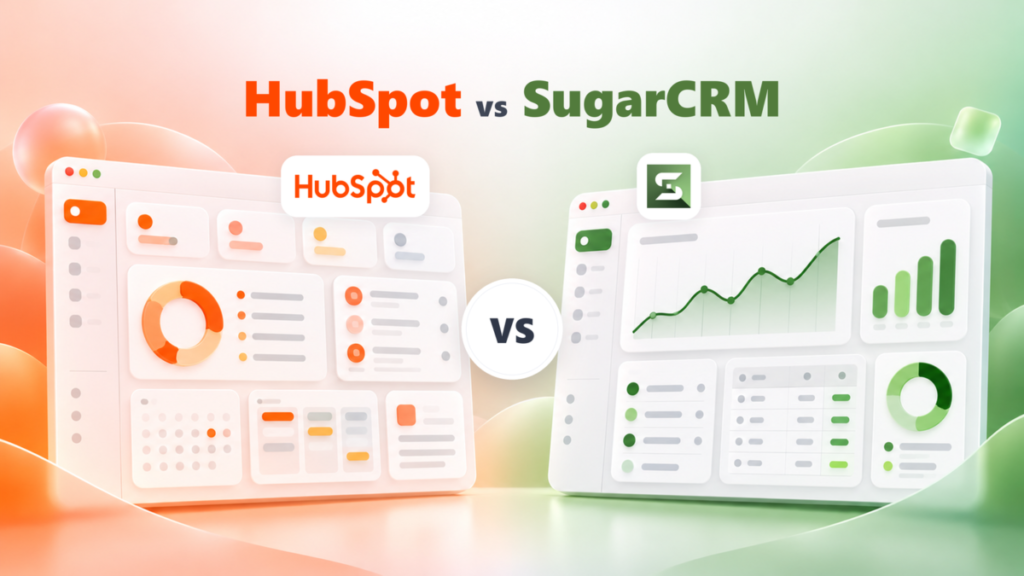 HubSpot vs SugarCRM: Which CRM Fits a Mid-Size B2B Sales Team?