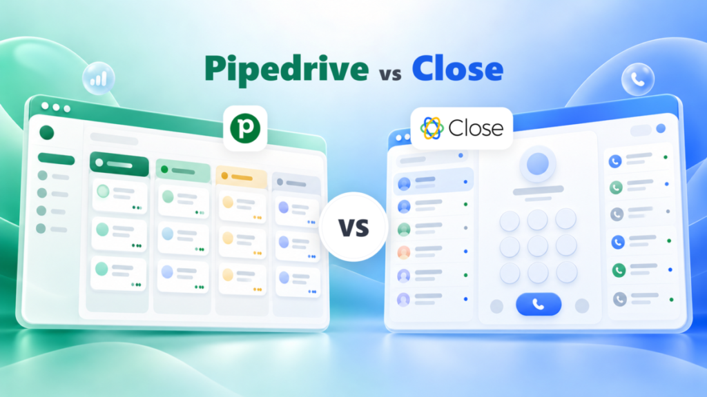 Pipedrive vs Close: Which CRM Fits Your Sales Team?