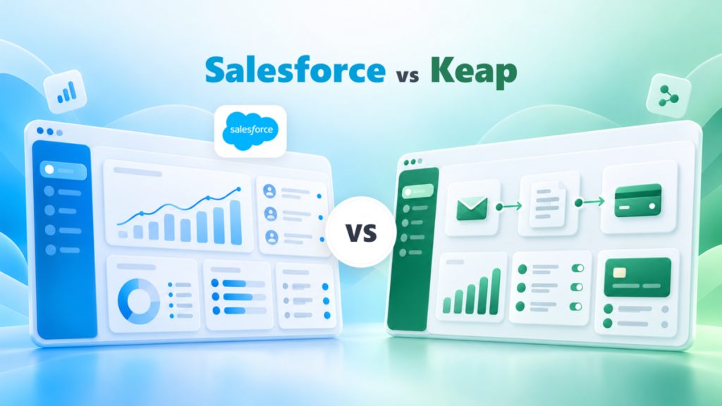 Salesforce vs Keap: Which CRM Should a Small Business Buy?
