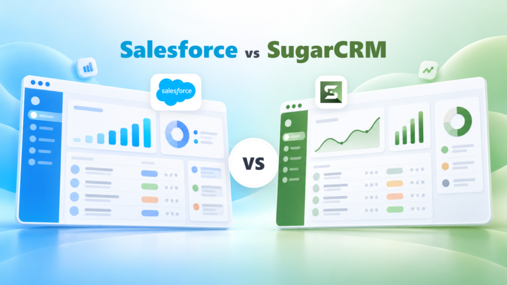 Salesforce vs SugarCRM: Which CRM Fits a Mid-Size B2B Sales Team?